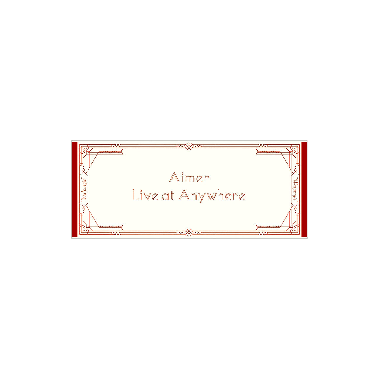 Live at Anywhere 2021 "Walpurgis" Face Towel